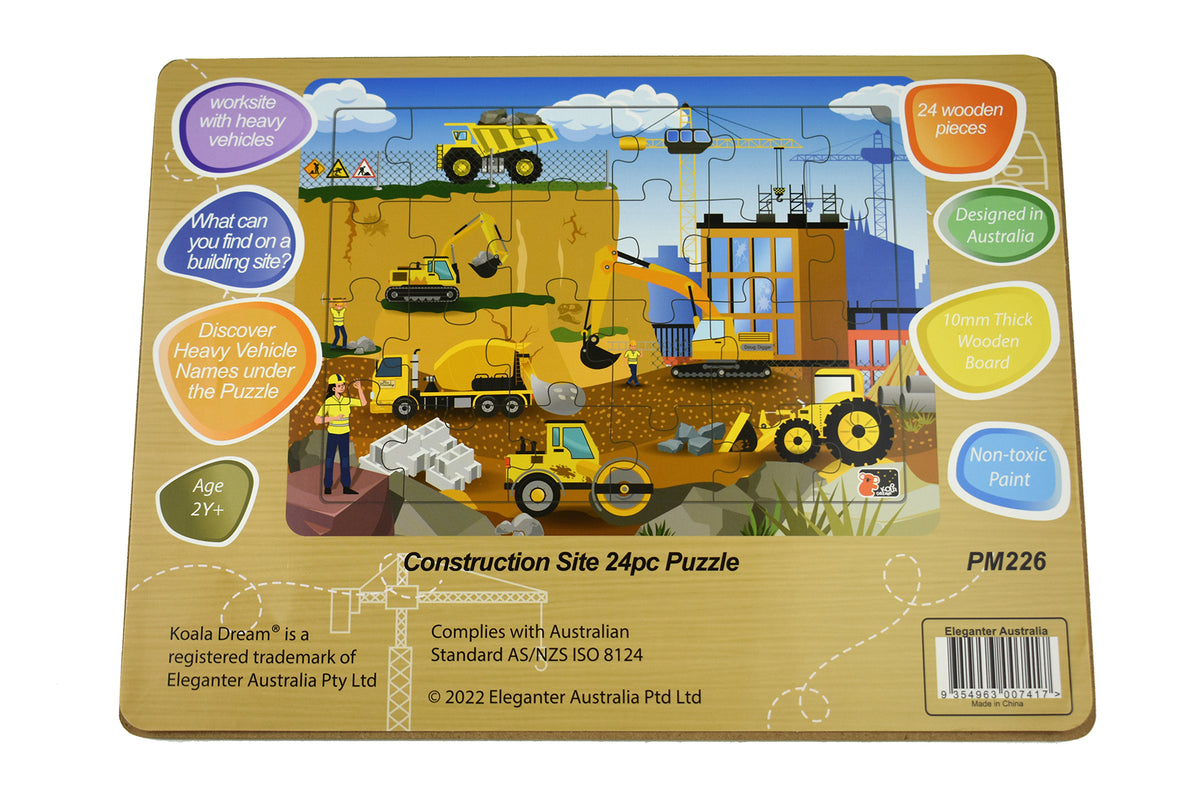 Koala Dream Construction Site 24pc Puzzle