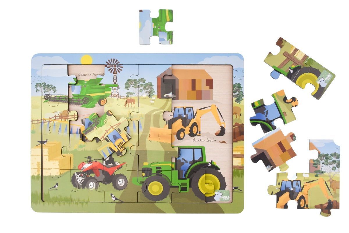 Koala Dream Aussie Farm Vehicle Puzzle