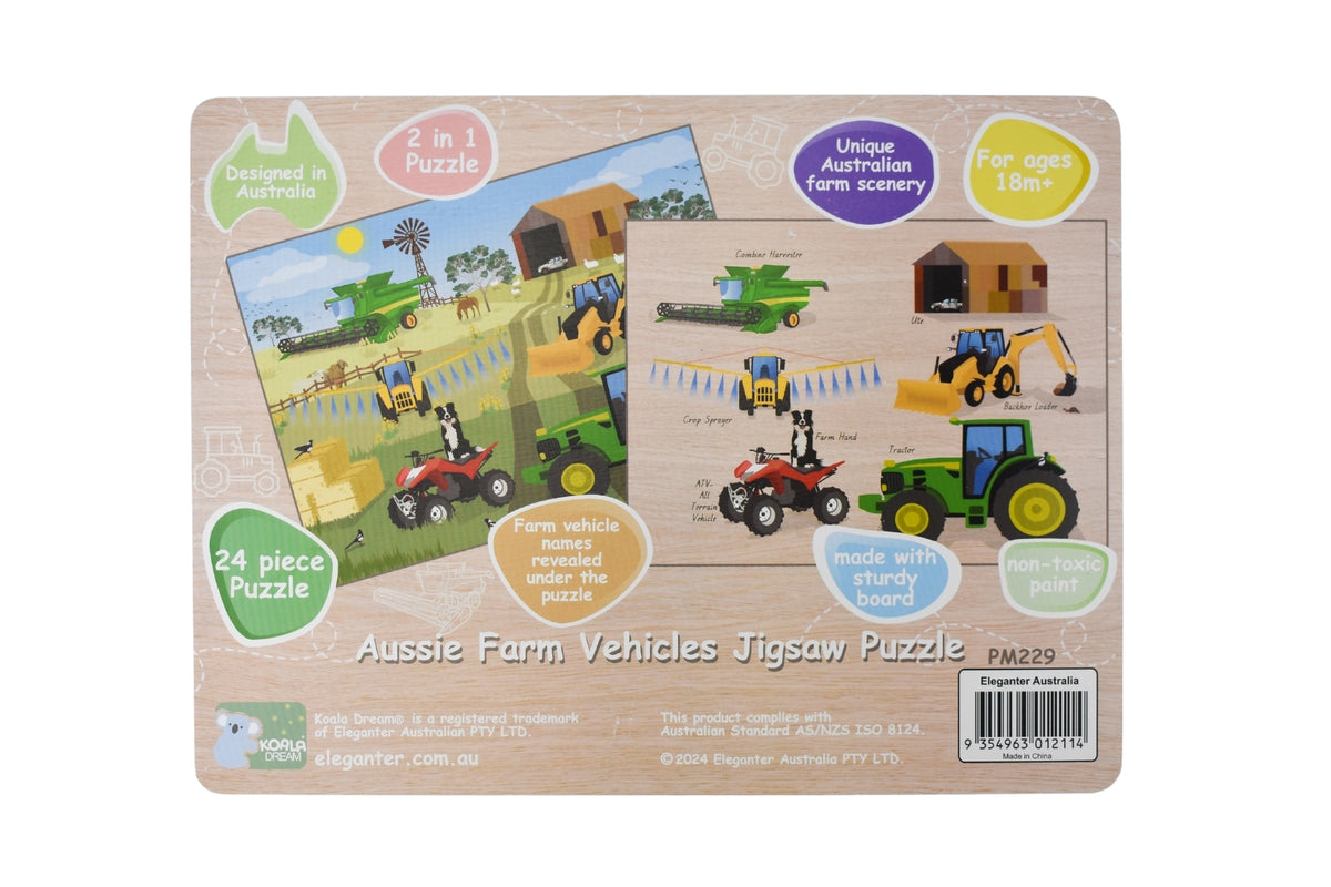 Koala Dream Aussie Farm Vehicle Puzzle