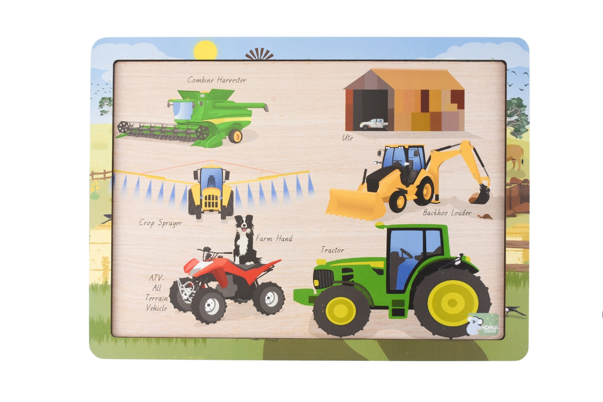 Koala Dream Aussie Farm Vehicle Puzzle