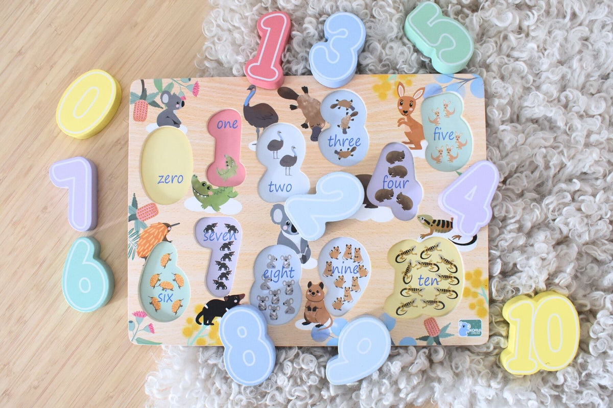 Koala Dream Bush Buddies Number 0-10 Chunky Puzzle