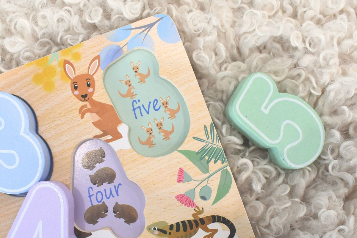 Koala Dream Bush Buddies Number 0-10 Chunky Puzzle