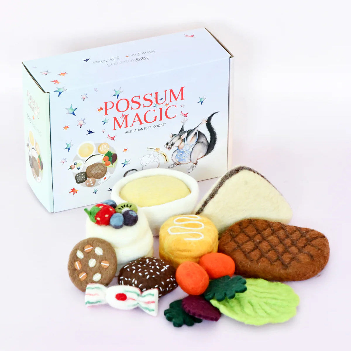 Tara Treasures Possum Magic Australian Play Food Set