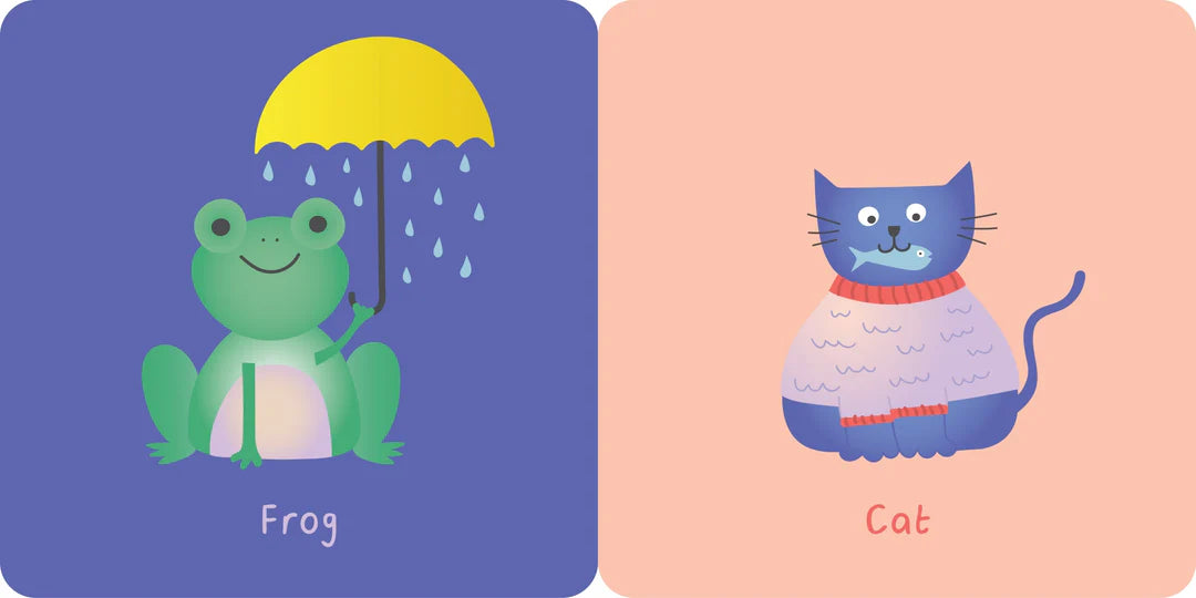 My First Rattle Book – Animals with rattle handle and bright animal illustrations for babies