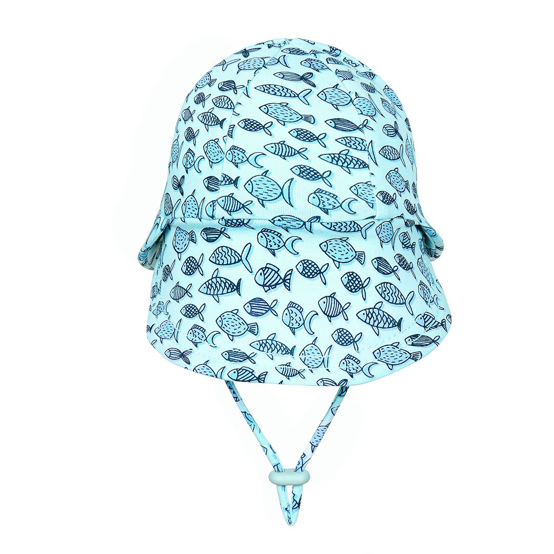 Bedhead Hats Legionnaire Flap Sun Hat - Fish