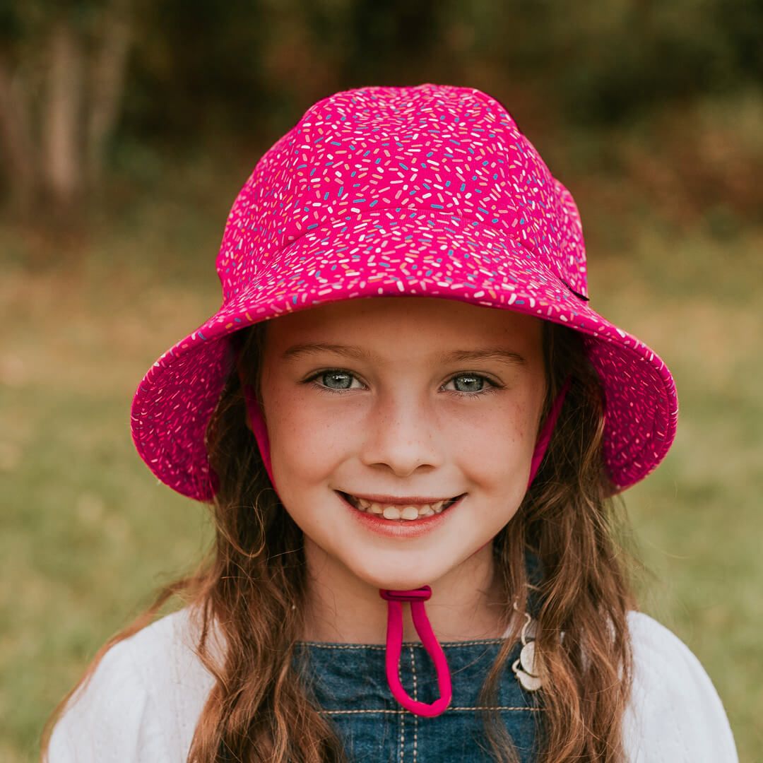 Bedhead Hats Kids Ponytail Bucket Hat -Sprinkle