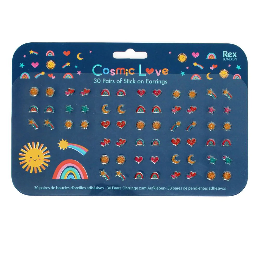 Rex London Stick on Earrings - Cosmic Love