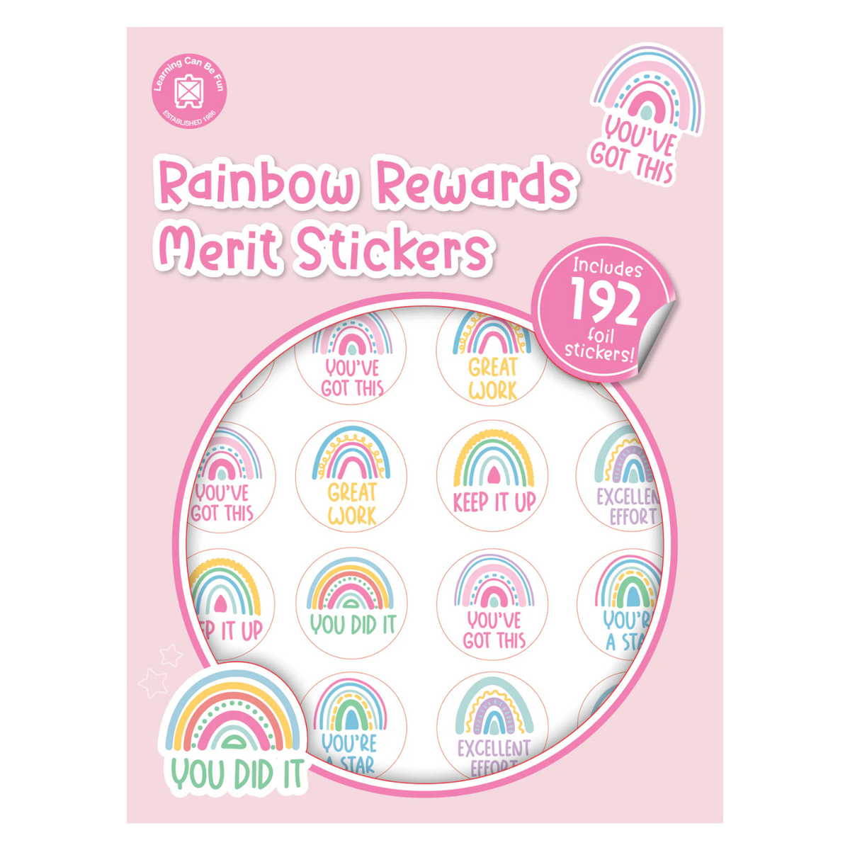 Merit Sticker Book - Rainbow Rewards