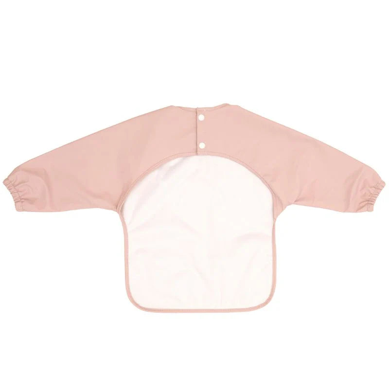 All4Ella Recycled Long Sleeve Bib- Two-Tone Pink