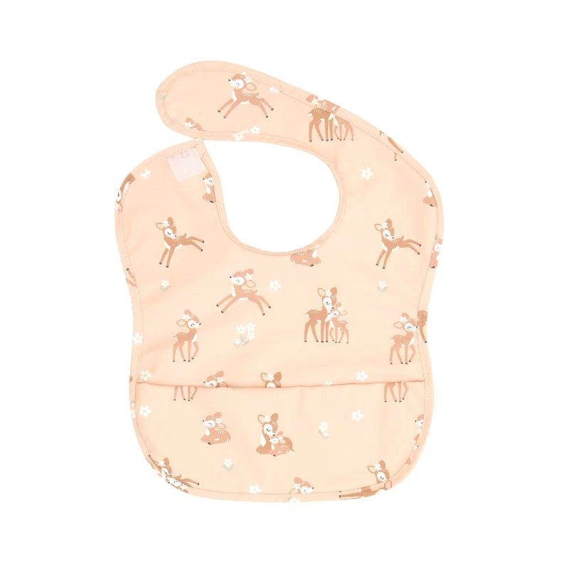 All4Ella Recycled Pouch Bib- Fawn