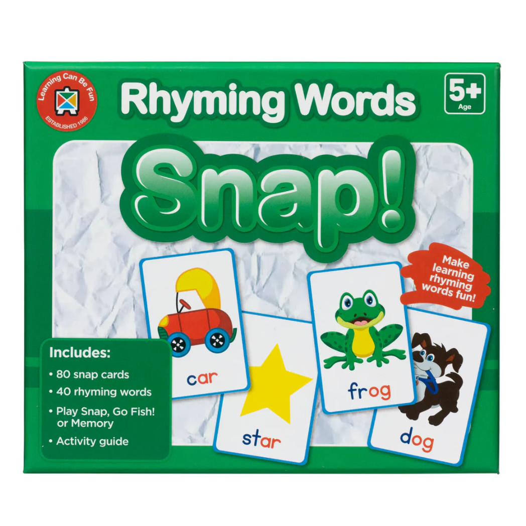 Learning Can Be Fun Rhyming Words Snap!