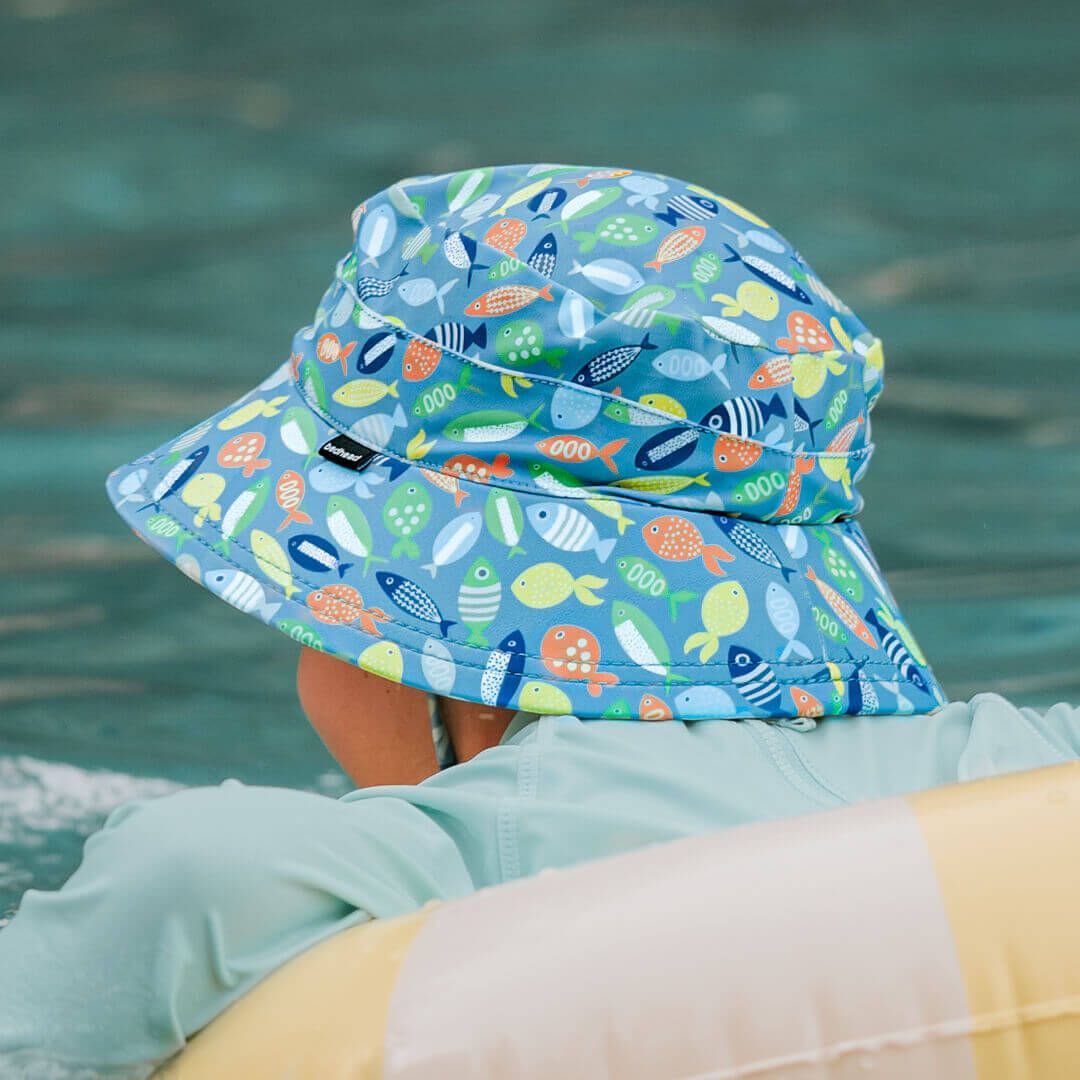 Bedhead Hats Kids Classic Swim Bucket Hat - Pisces