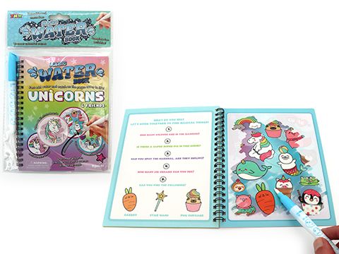 Magic Water Book - Unicorns