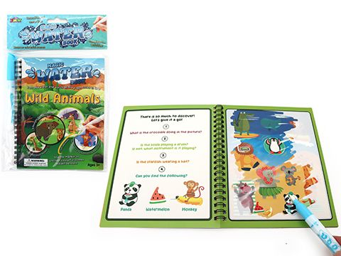 Magic Water Book - Wild Animals