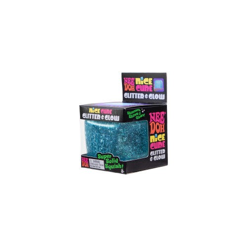NeeDoh Nice Cube Glitter and Glow