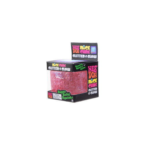 NeeDoh Nice Cube Glitter and Glow