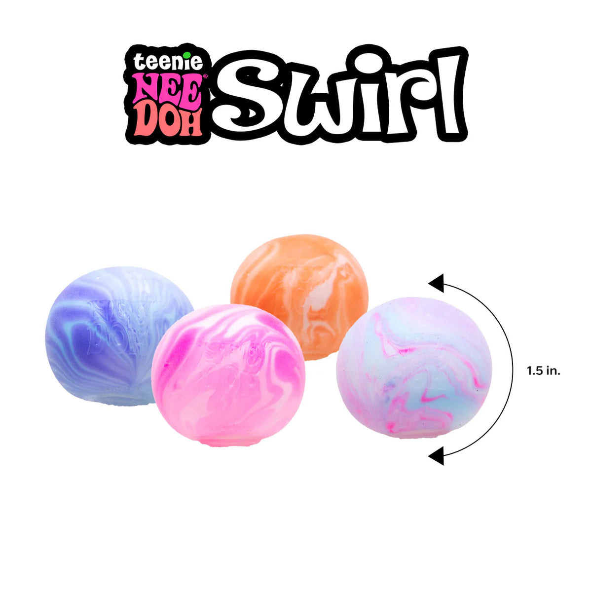 Nee Doh Teenie Swirl - Multi-Pack