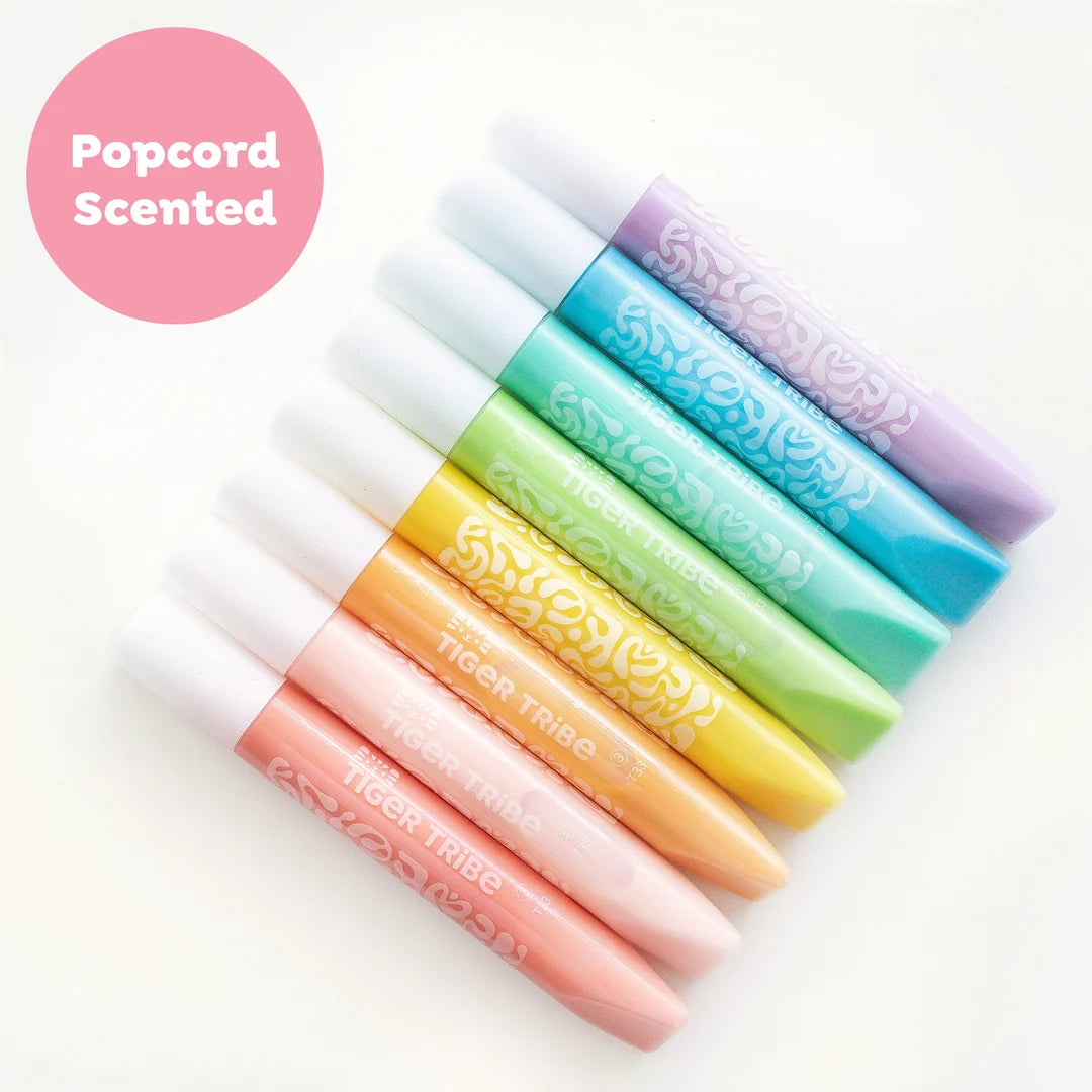 Tiger Tribe Scented Puffy Popcorn Pens