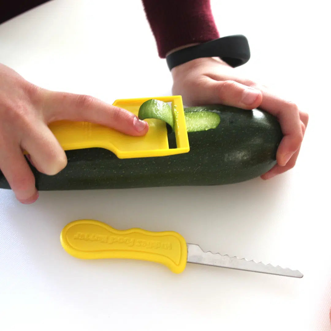 Safety Food Peeler - Orange