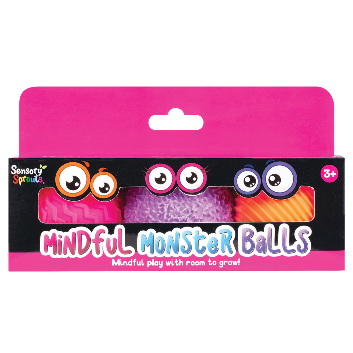 Sensory Sprout Mindful Monster Balls - Pink