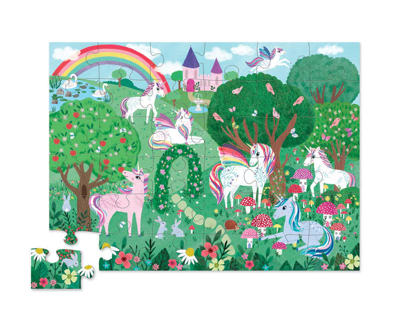 Crocodile Creek 36pc Floor Puzzle - Unicorn Dreams