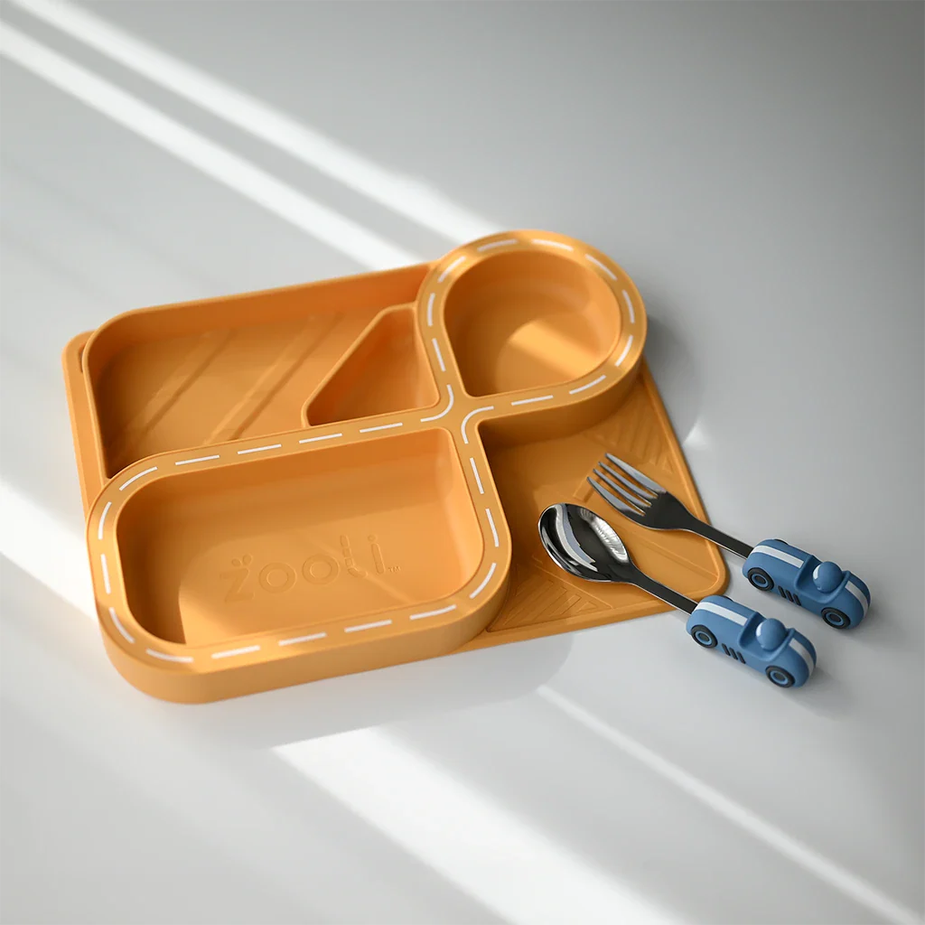 Zooli Racetrack Dinnerware Set - Butterscotch