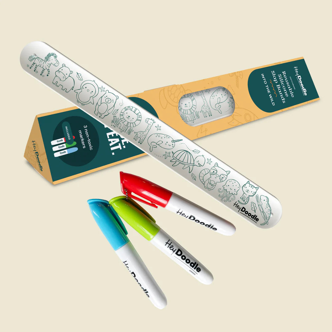 HeyDoodle - Reusable Silicone Slap band - Into the Wild