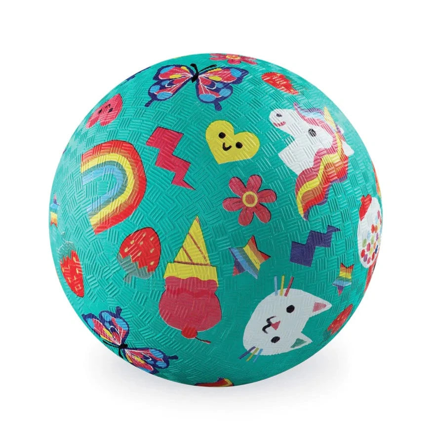 Crocodile Creek Playground Ball 5 Inch - Smiley