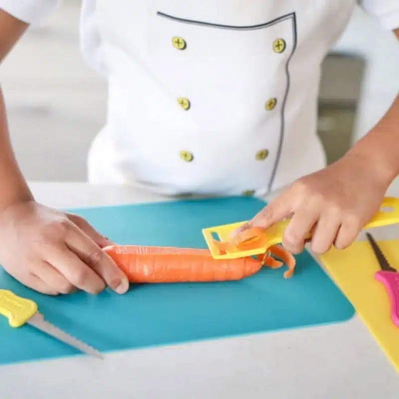 Safety Food Peeler - Yellow