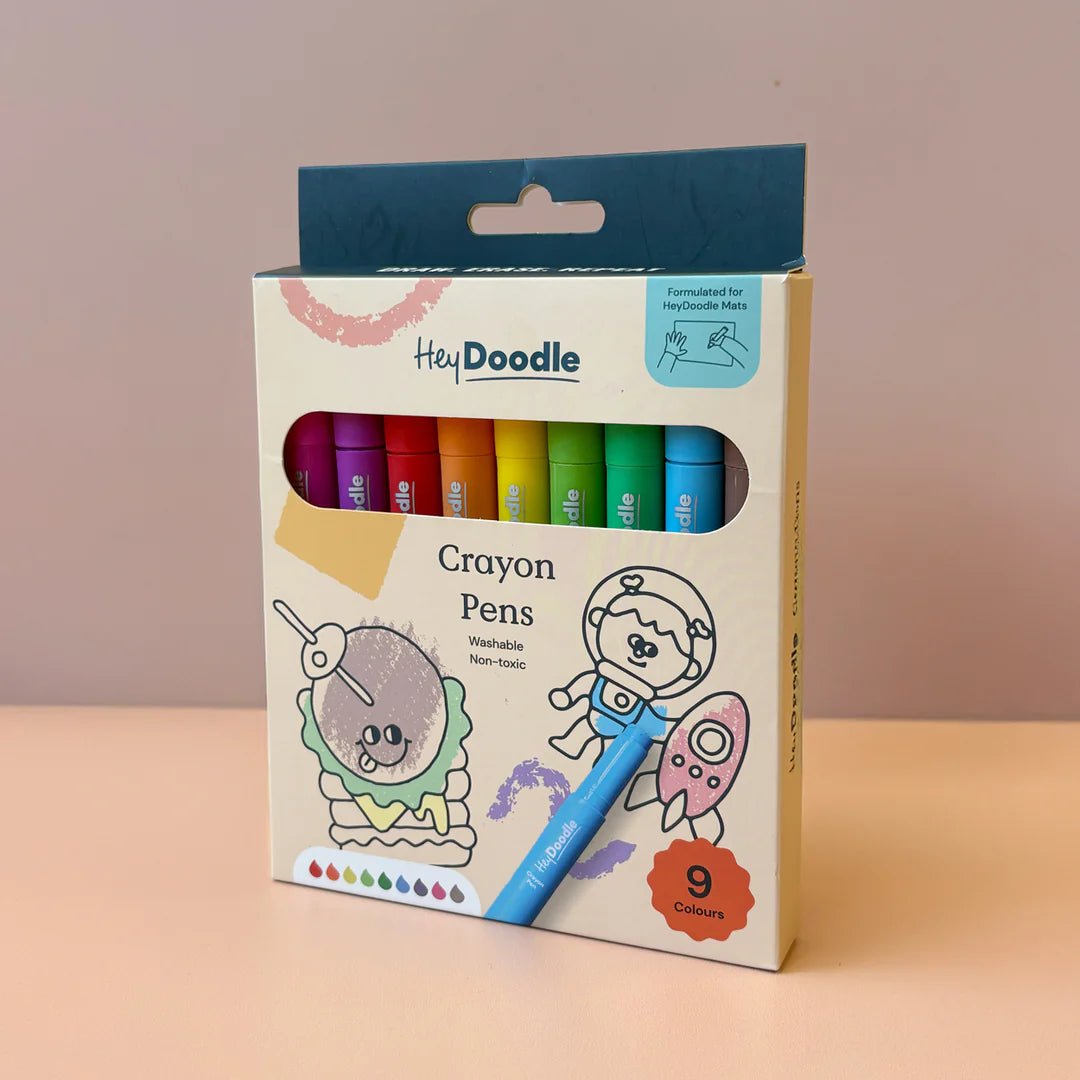 HeyDoodle Washable Crayon Pens