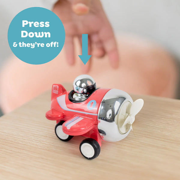 Swoop Red Presto Plane - Zooming Toy Racer - That's Cute!