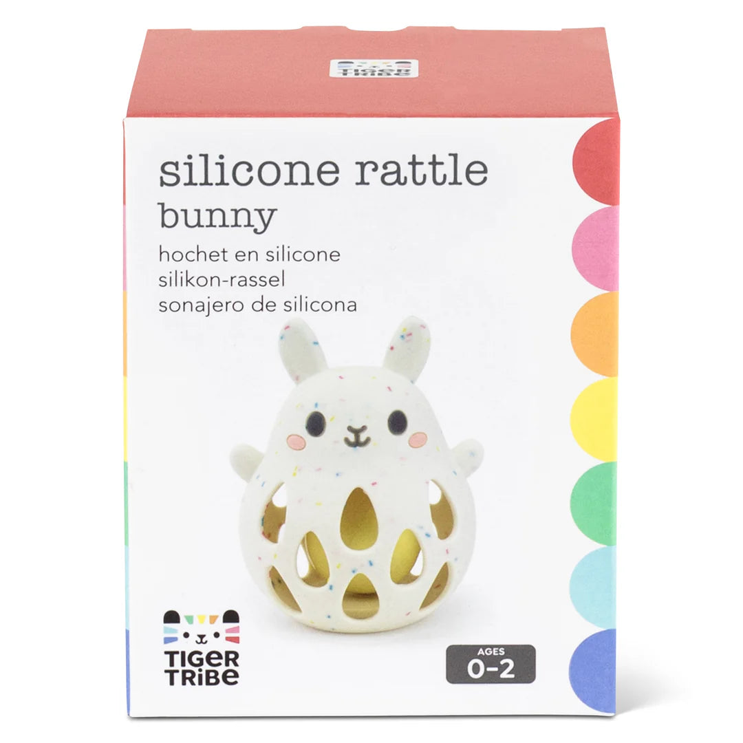 Tiger Tribe Silicone Rattle Bunny