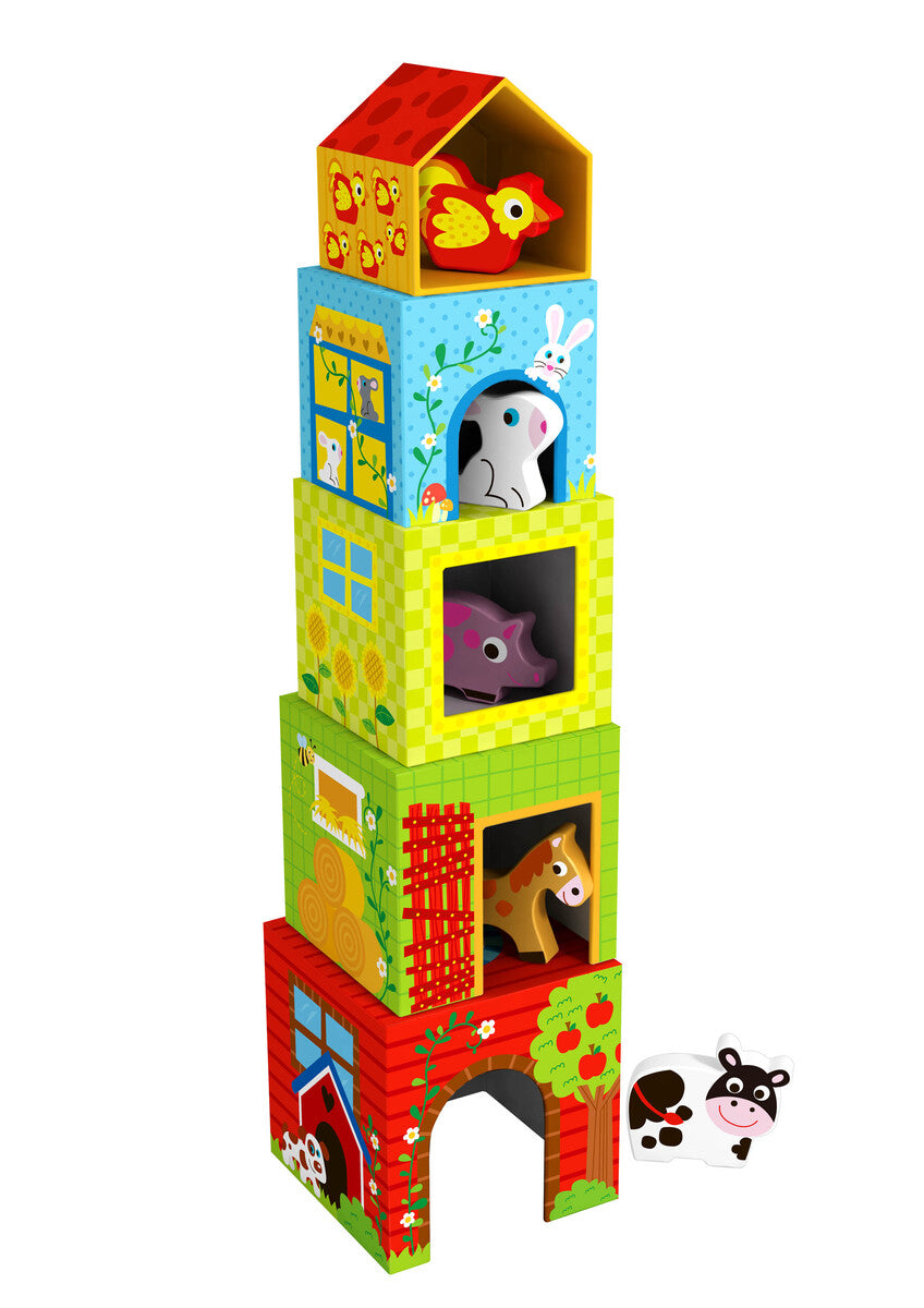 Tooky Toy Nesting Box - Farm