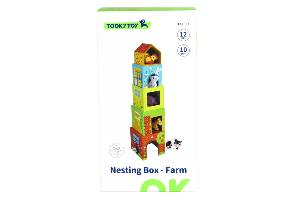 Tooky Toy Nesting Box - Farm