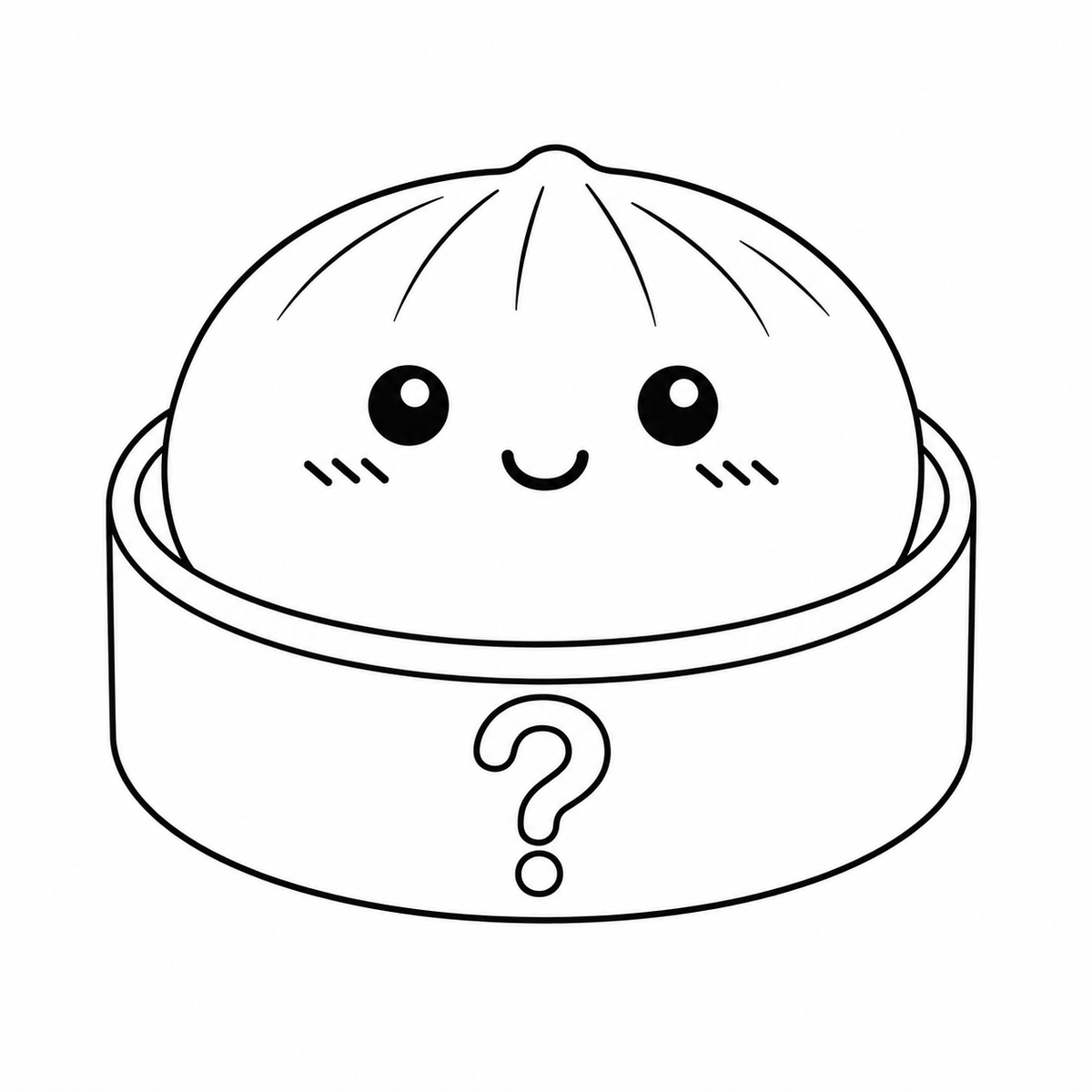 Mystery Holographic Dumpling Squishy 8.5cm