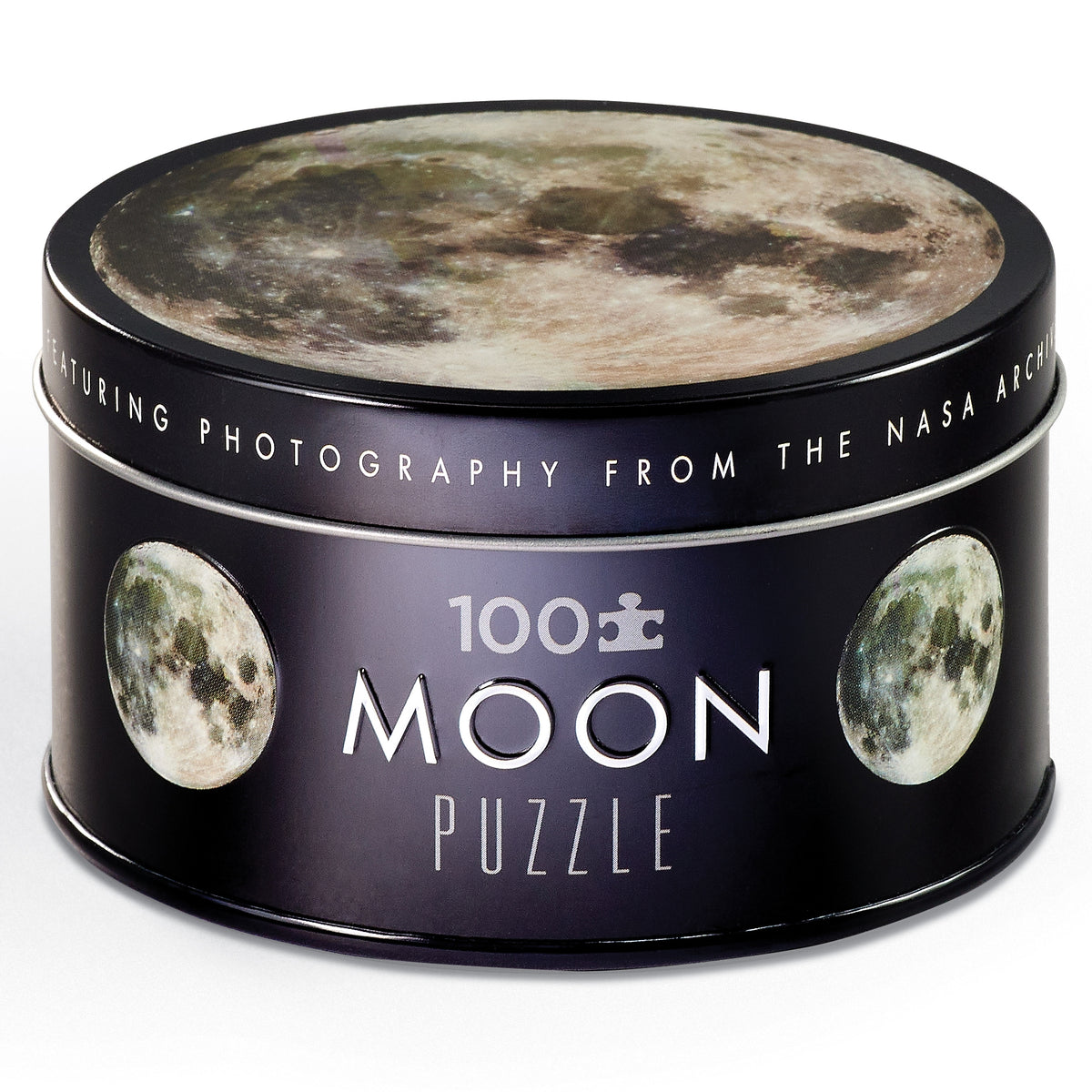 Crocodile Creek 100 Pc NASA Tin Puzzle - the Moon