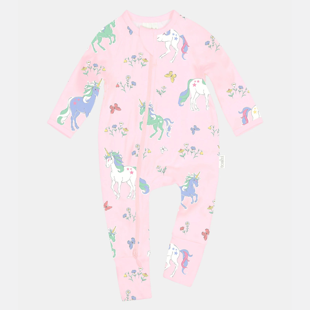 Toshi Long Sleeve Classic Onesie - Unicorn