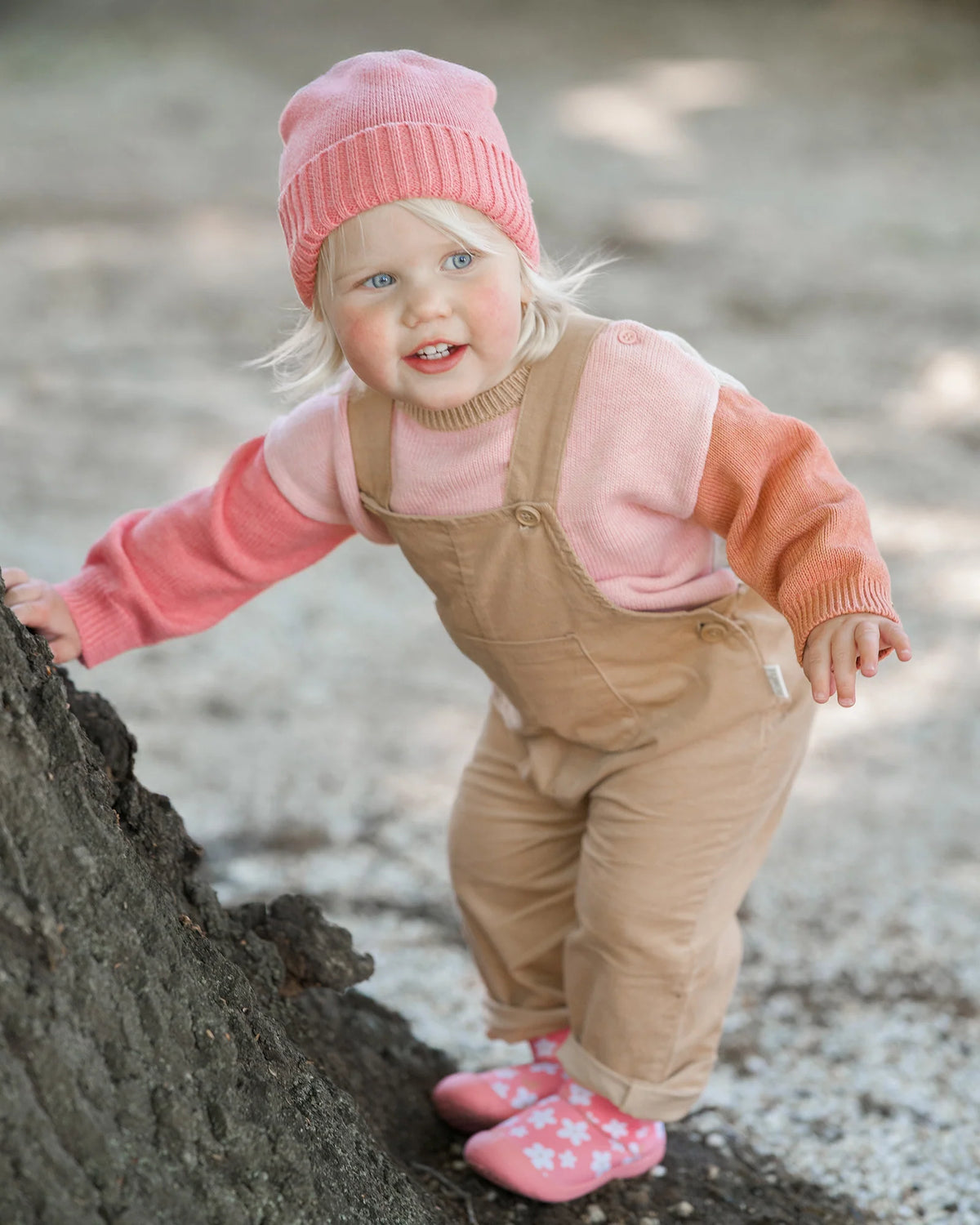 Toshi Baby Overalls Corduroy Quincy - Driftwood
