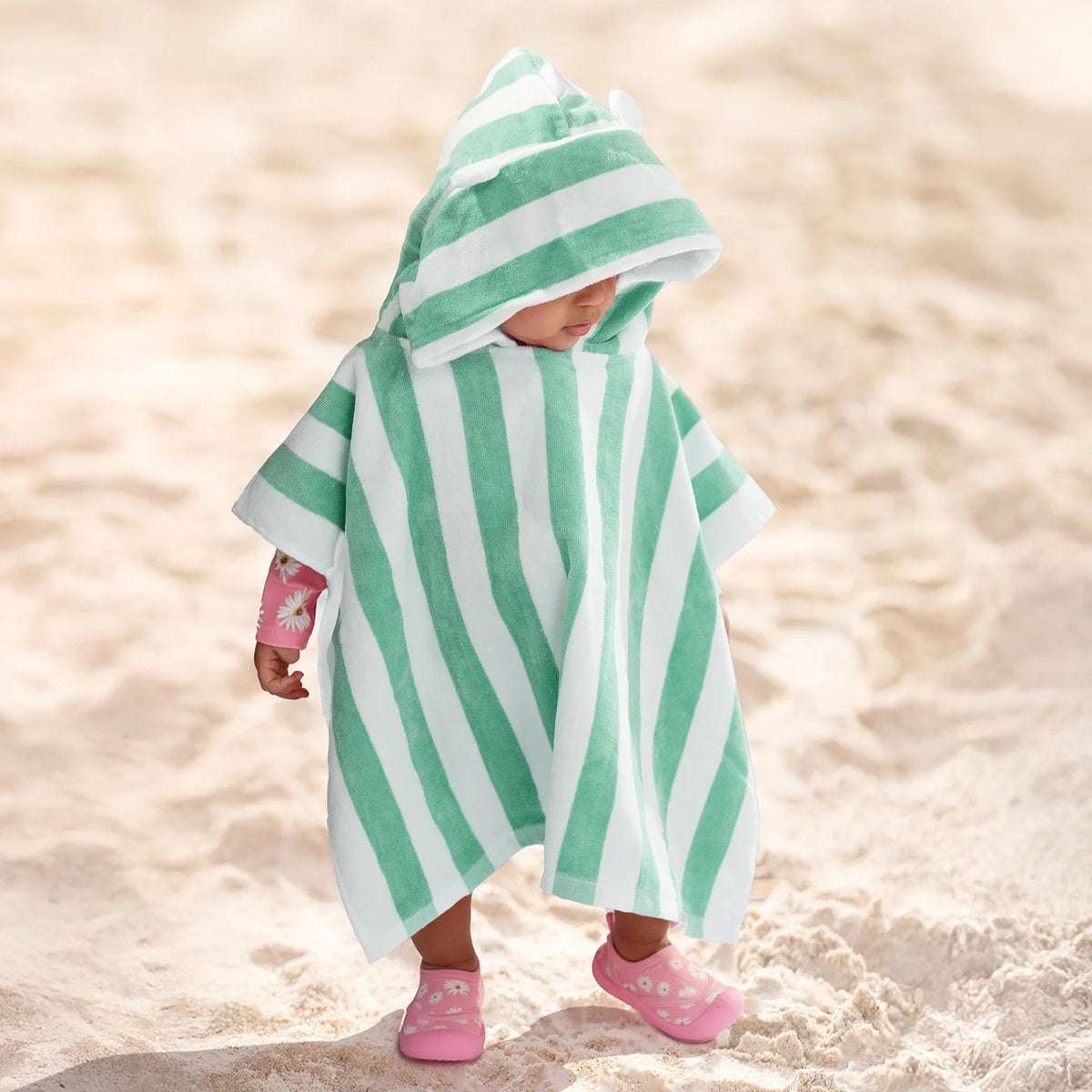 Toshi Hooded Towel Beachcomber - Seagrass