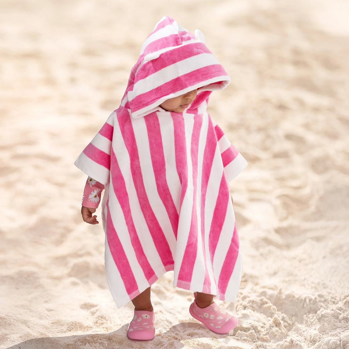 Toshi Hooded Towel Beachcomber - Watermelon