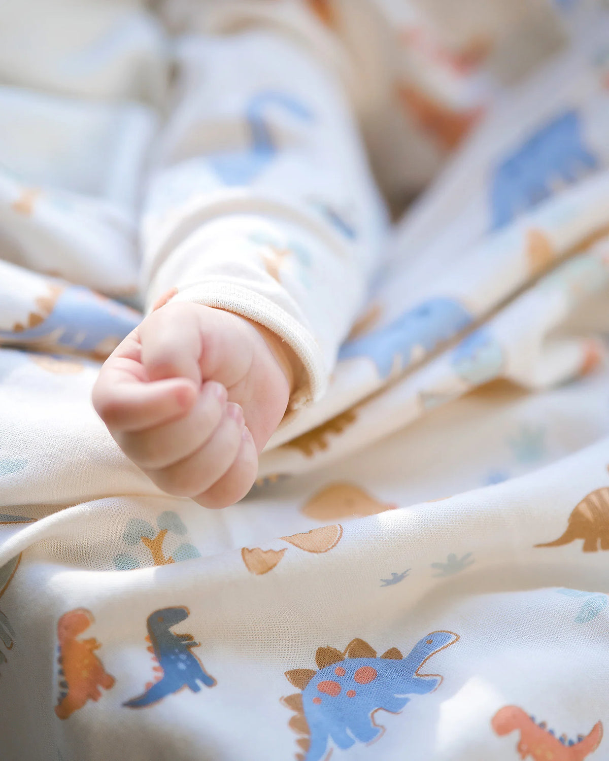 Toshi Onesie L/S Harvest - Dino Bubs
