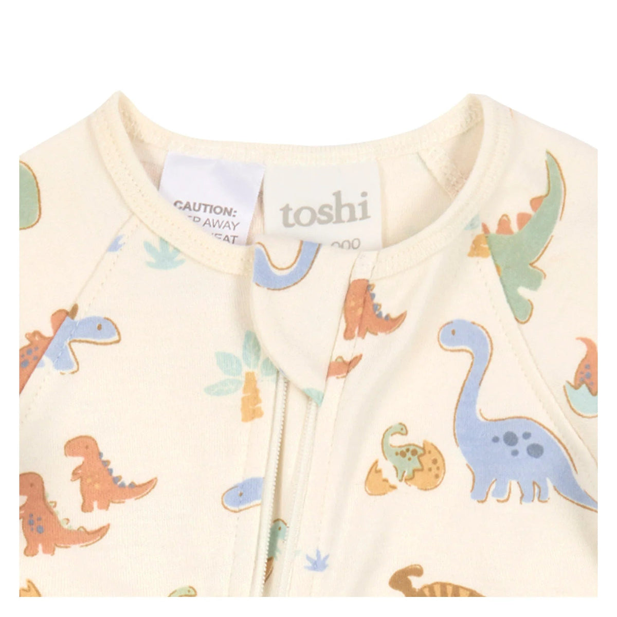 Toshi Onesie L/S Harvest - Dino Bubs