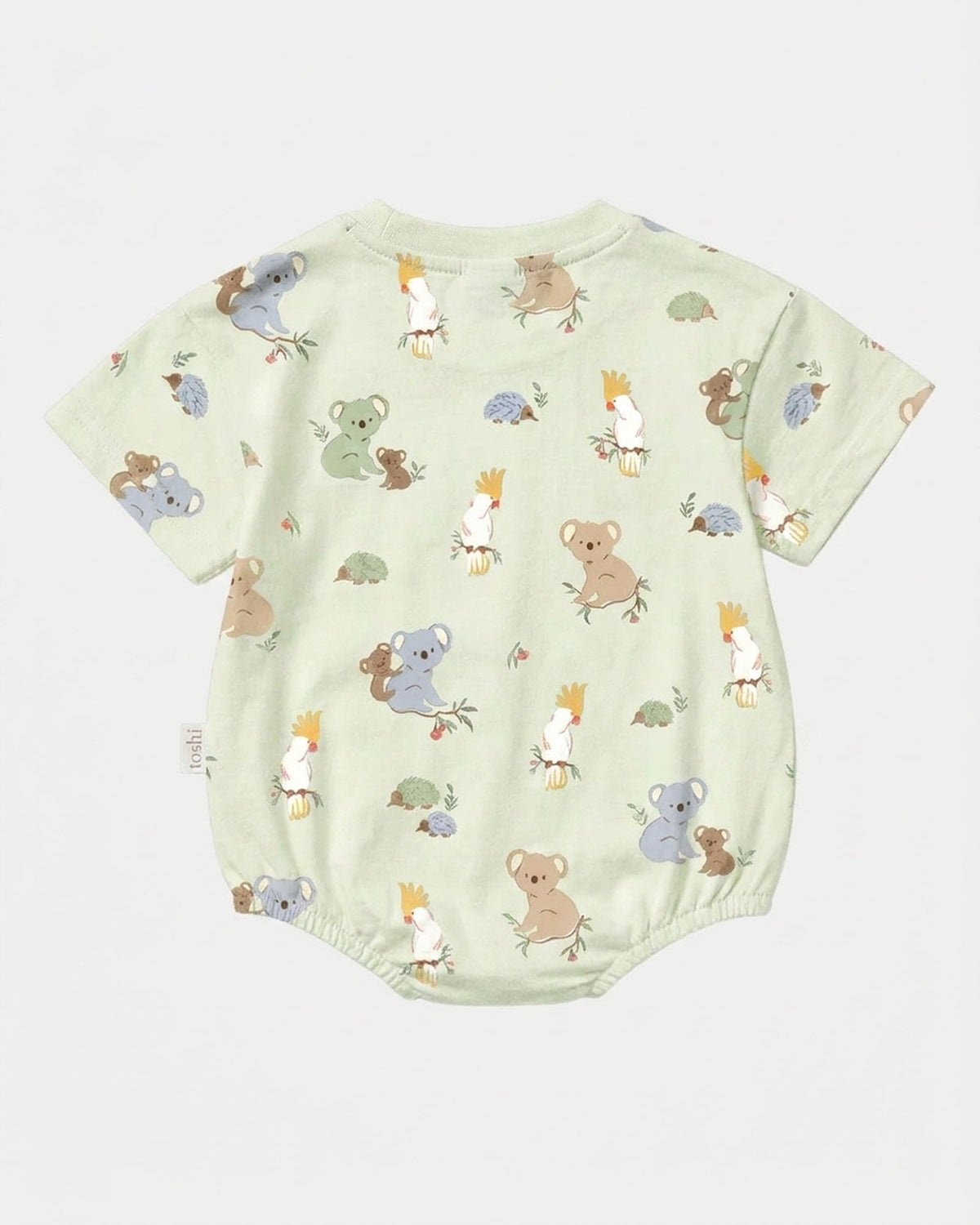 Onesie S/S Bubble Arcadia Gumnut Babies Eucalypt