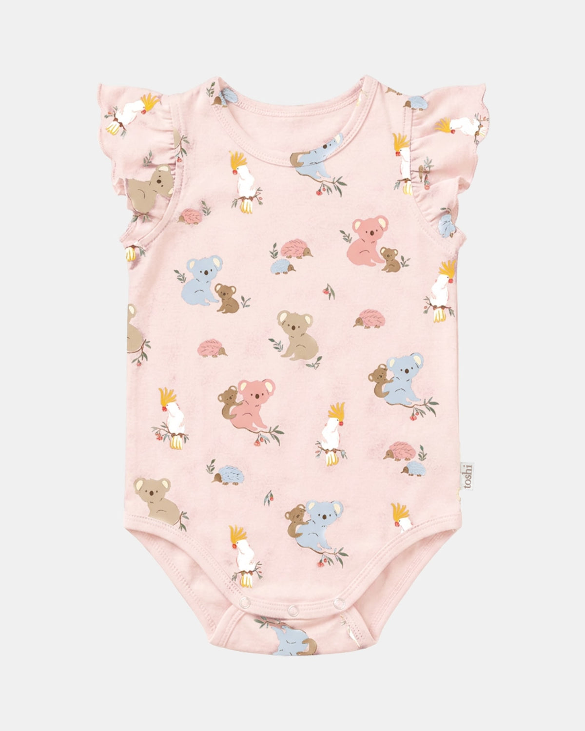 Onesie S/S Frill Arcadia Gumnut Babies Blossom