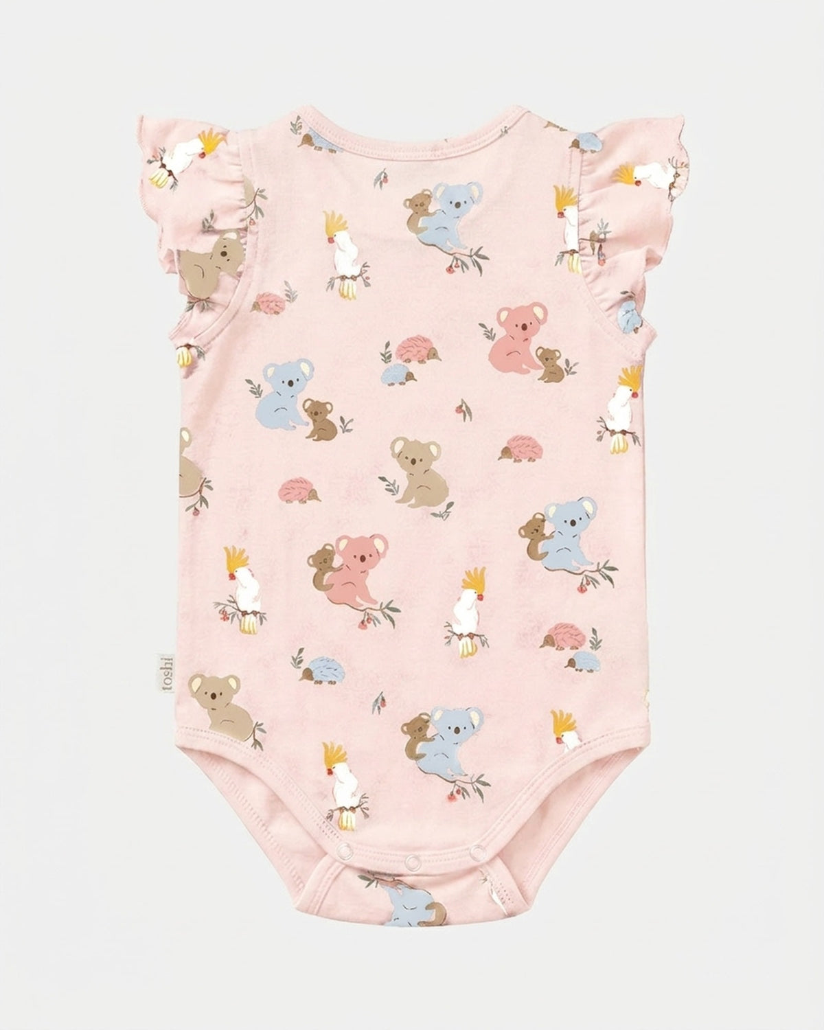 Onesie S/S Frill Arcadia Gumnut Babies Blossom