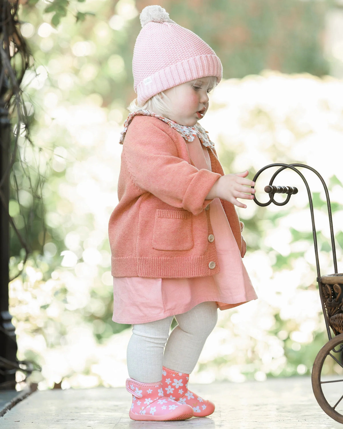 Toshi Organic Beanie Bobby - Misty Rose