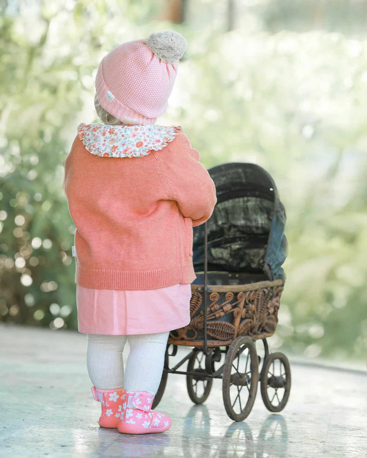 Toshi Organic Beanie Bobby - Misty Rose