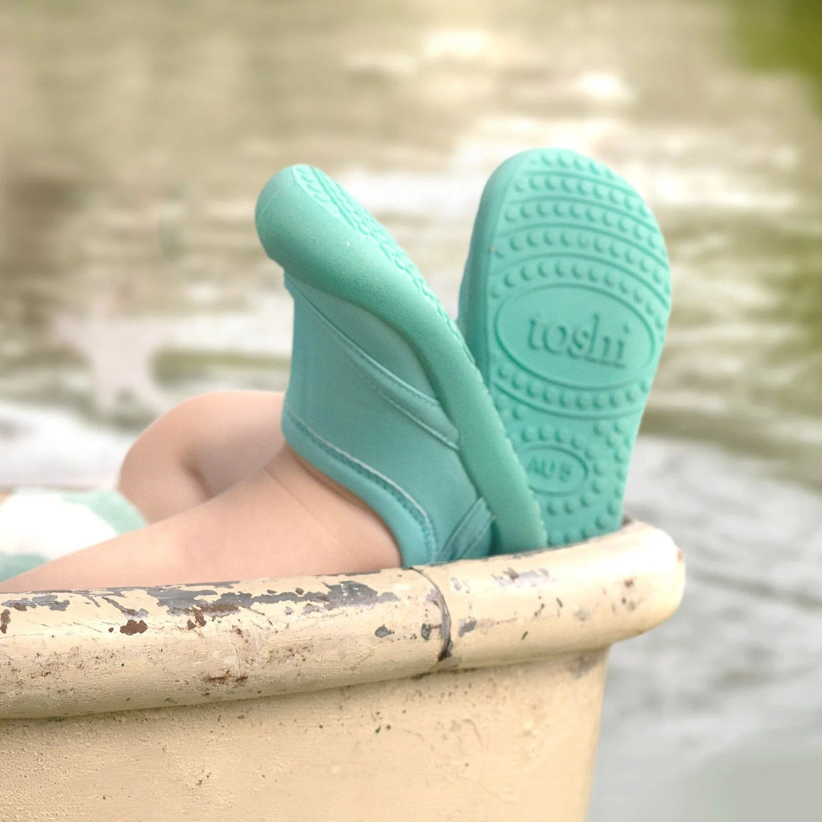 Toshi Swim Reef Booties Beachcomber Seagrass