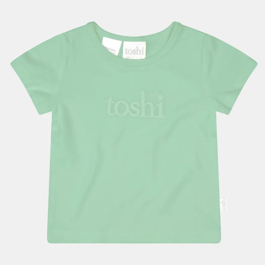 Toshi Dreamtime Organic Short Sleeve Logo Tee - Teal