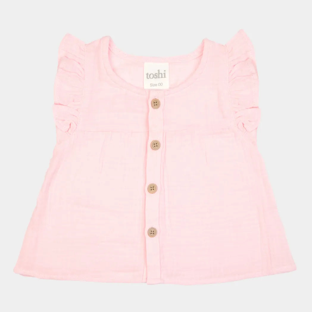 Toshi Frilled Sammy Top - Blossom